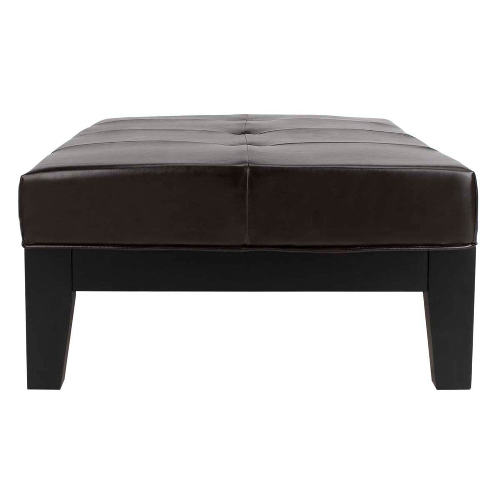 Safavieh Jordan Cocktail Ottoman - Brown