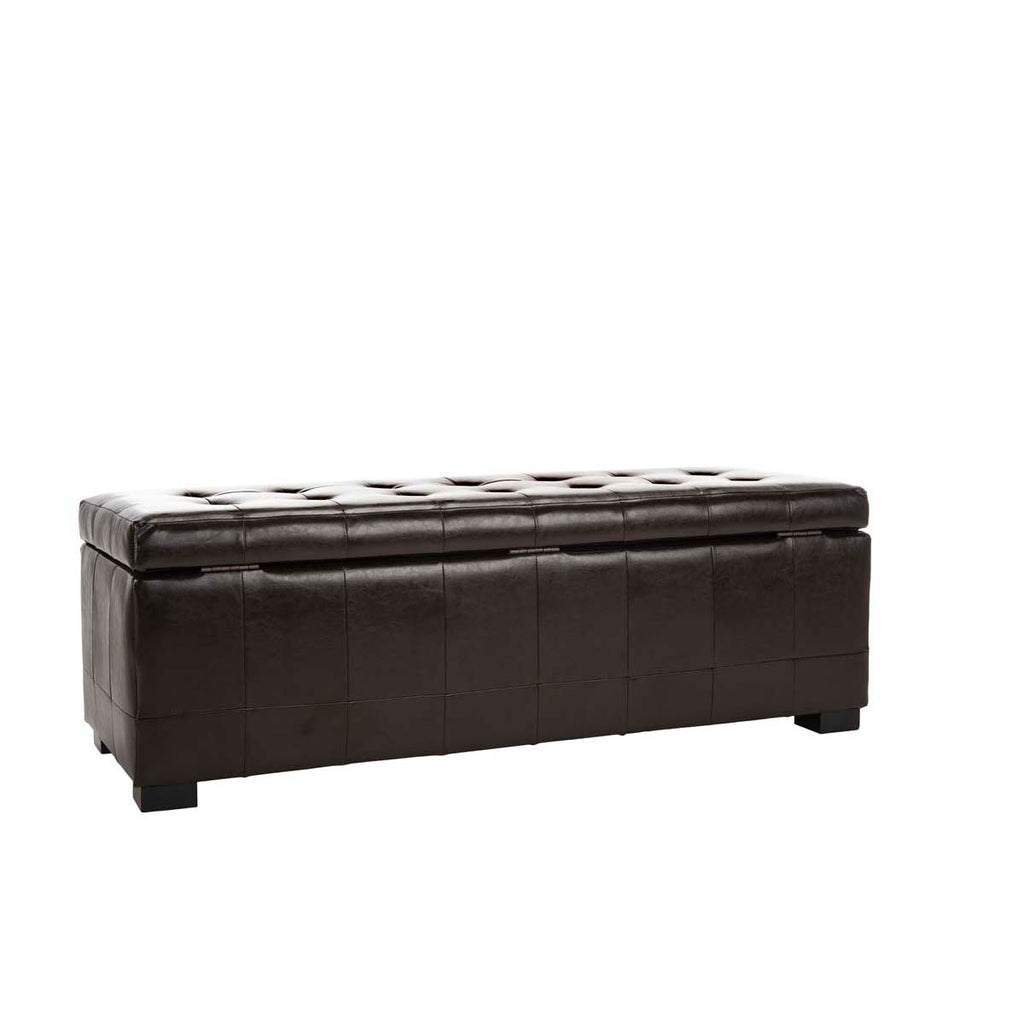 Safavieh Large Manhattan Storage Bench - Brown