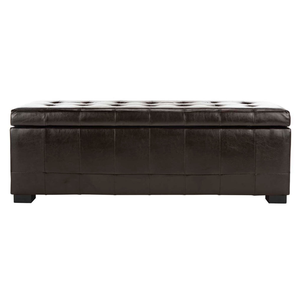 Safavieh Large Manhattan Storage Bench - Brown