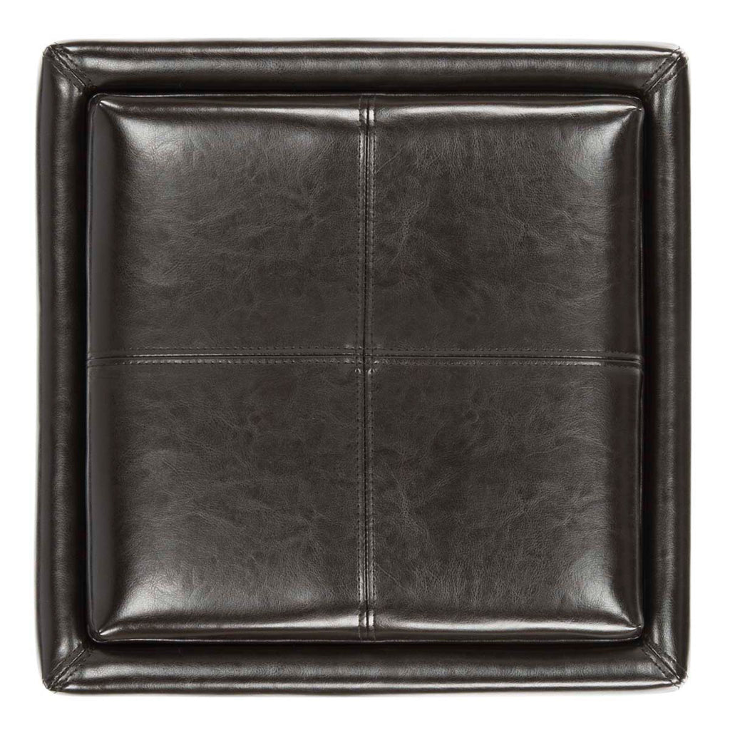 Safavieh Harrison Single Tray Ottoman - Brown