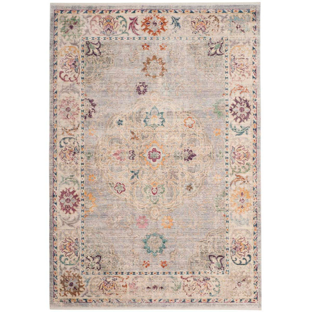 Safavieh Illusion Rug Collection ILL708L - Light Grey / Cream