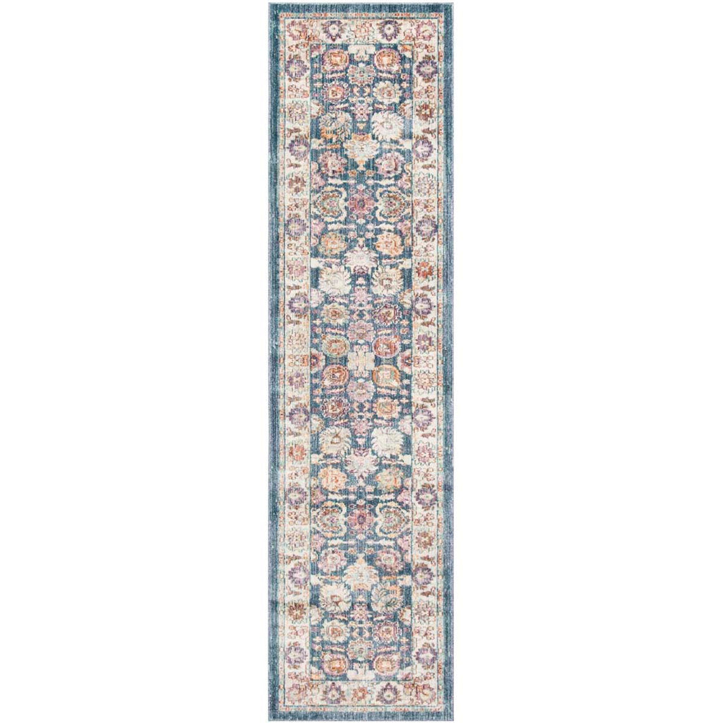 Safavieh Illusion Rug Collection ILL710M - Blue / Creme