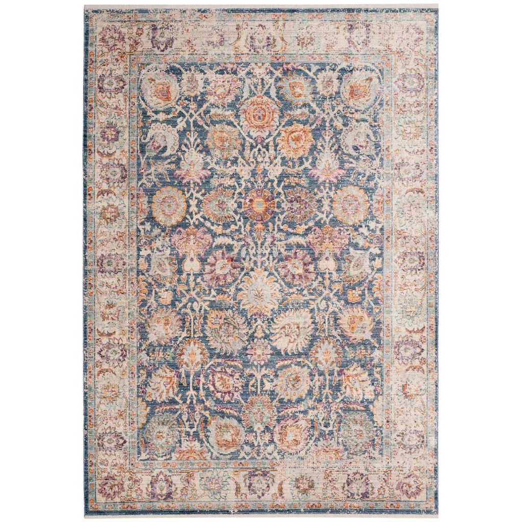 Safavieh Illusion Rug Collection ILL710M - Blue / Creme