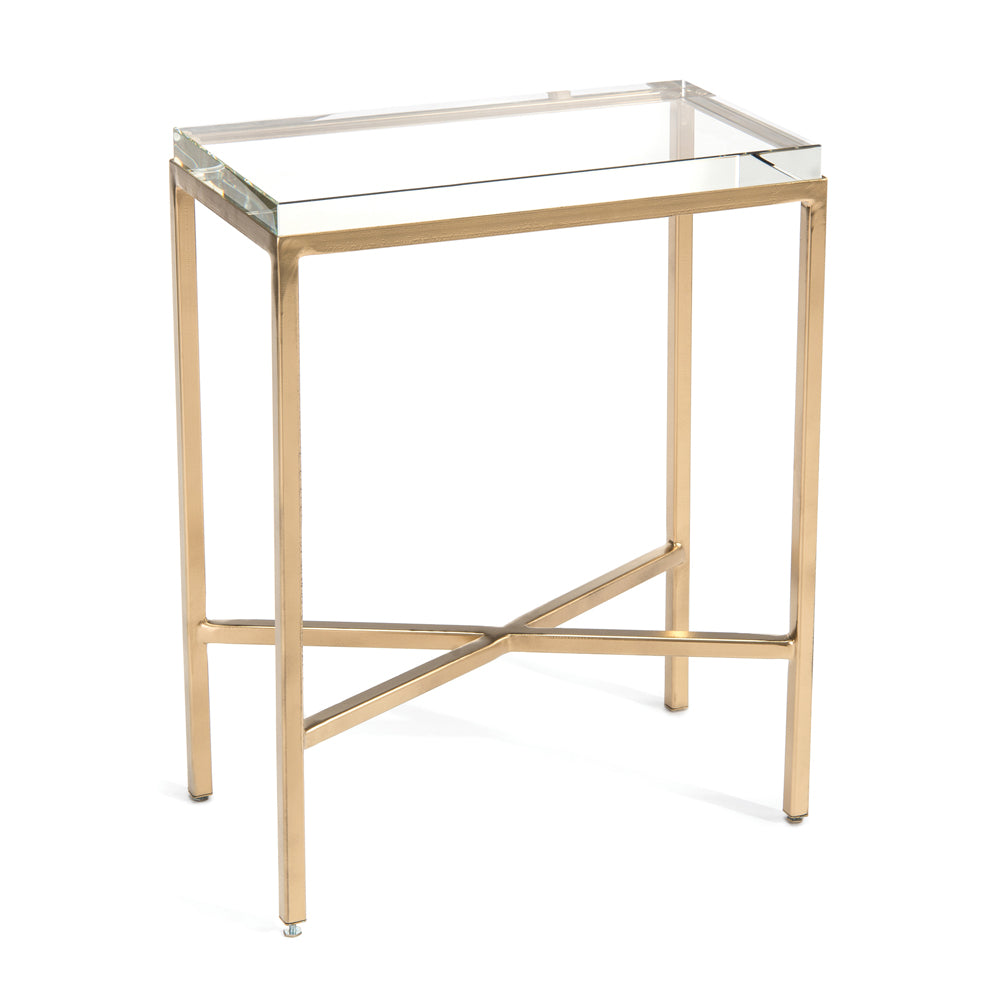 Glass Block Side Table | John-Richard - JFD-0123