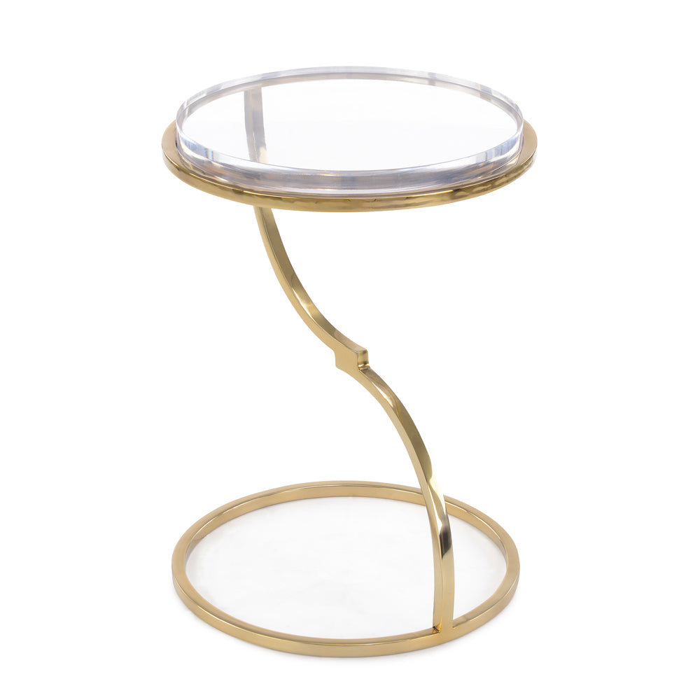 Antique Brass Accent Table | John-Richard - JFD-0169