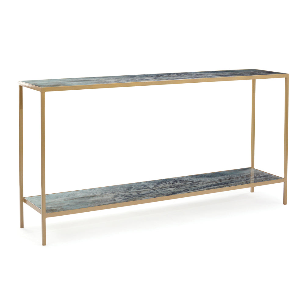 Shaye Rawson's Mont-De-Marsan Sofa Table With Shelf | John-Richard - JFD-0198