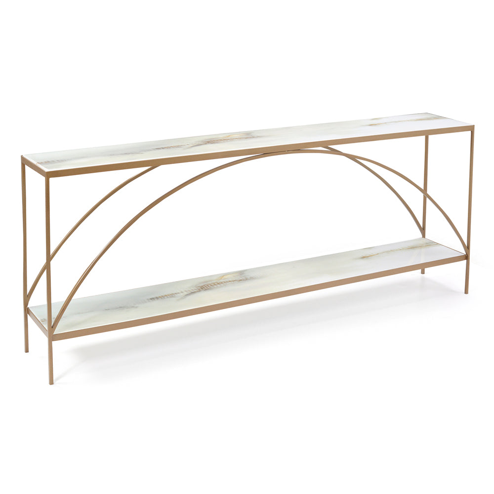 Austin A. James' Fossil Sofa Table | John-Richard - JFD-0266