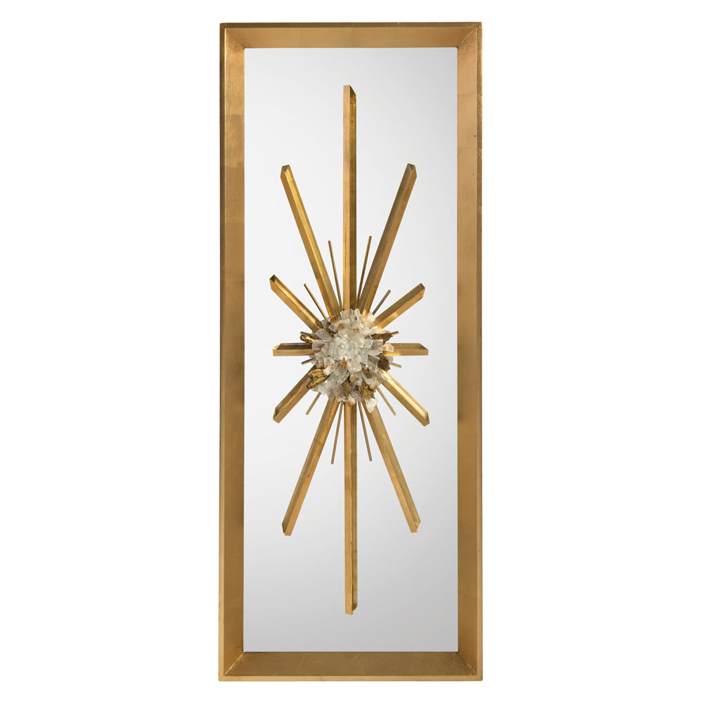 Golden Crystal Burst Mirror I | John Richard - JRM-1016