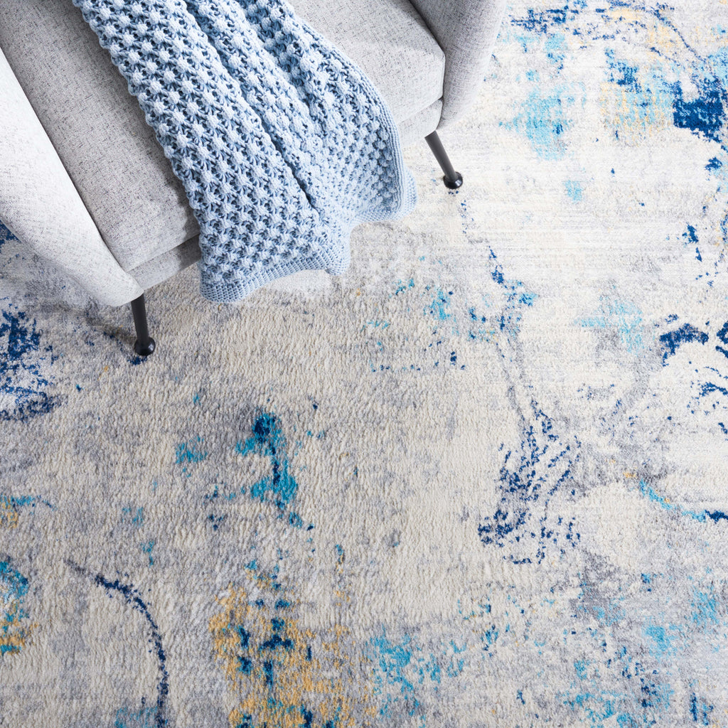 Safavieh Jasper Rug Collection: JSP129A - Ivory / Blue