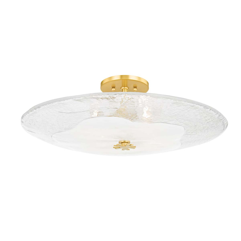 Hudson Valley Lighting 3 Light Large Flush Mount - Brass