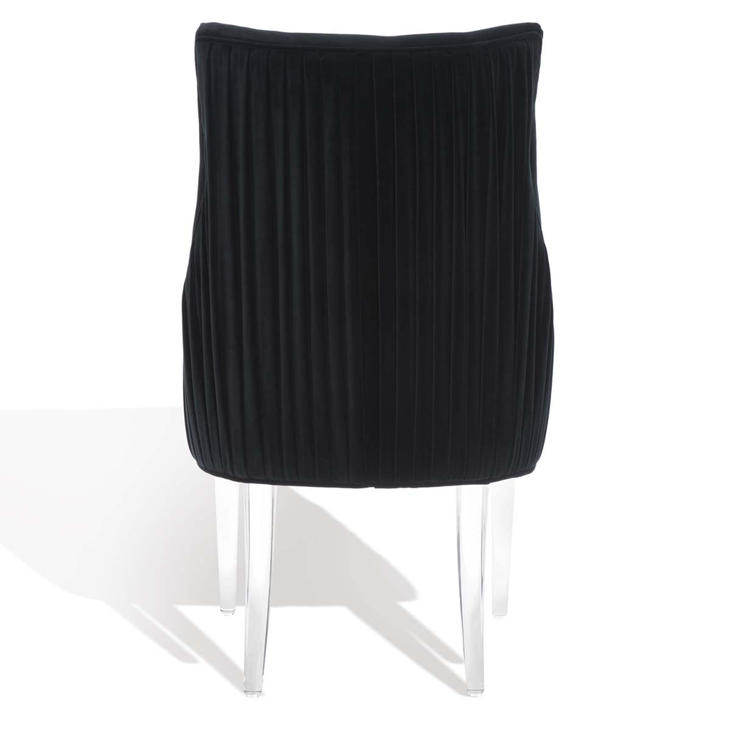 Safavieh Couture De Luca Acrylic Leg Dining Chair - Black