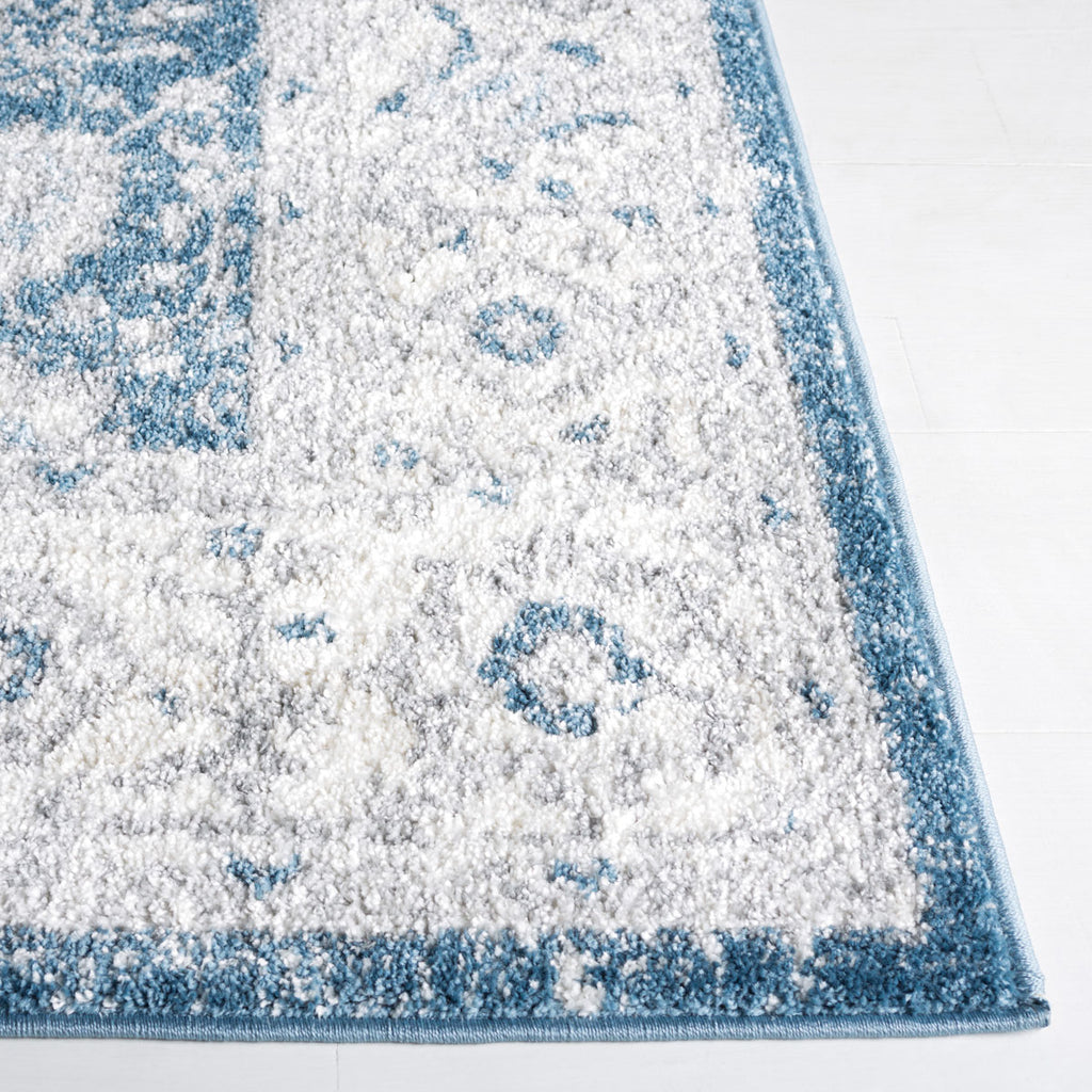 Safavieh Layla Collection, LAY101M - Blue / Ivory Grey