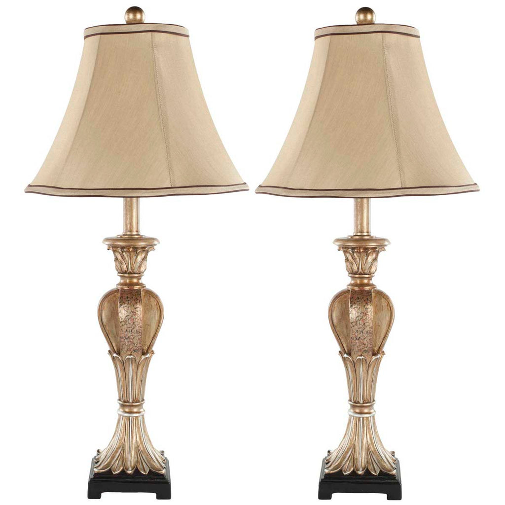 Safavieh Patrizia 25 Inch H Urn Lamp-Gold (Set of 2)