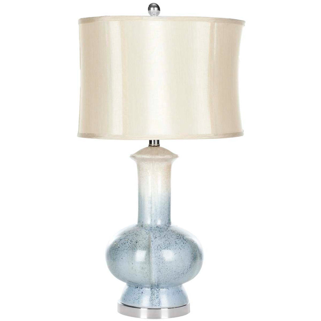 Safavieh Leona 28 Inch H Ceramic Table Lamp-Cream/Blue