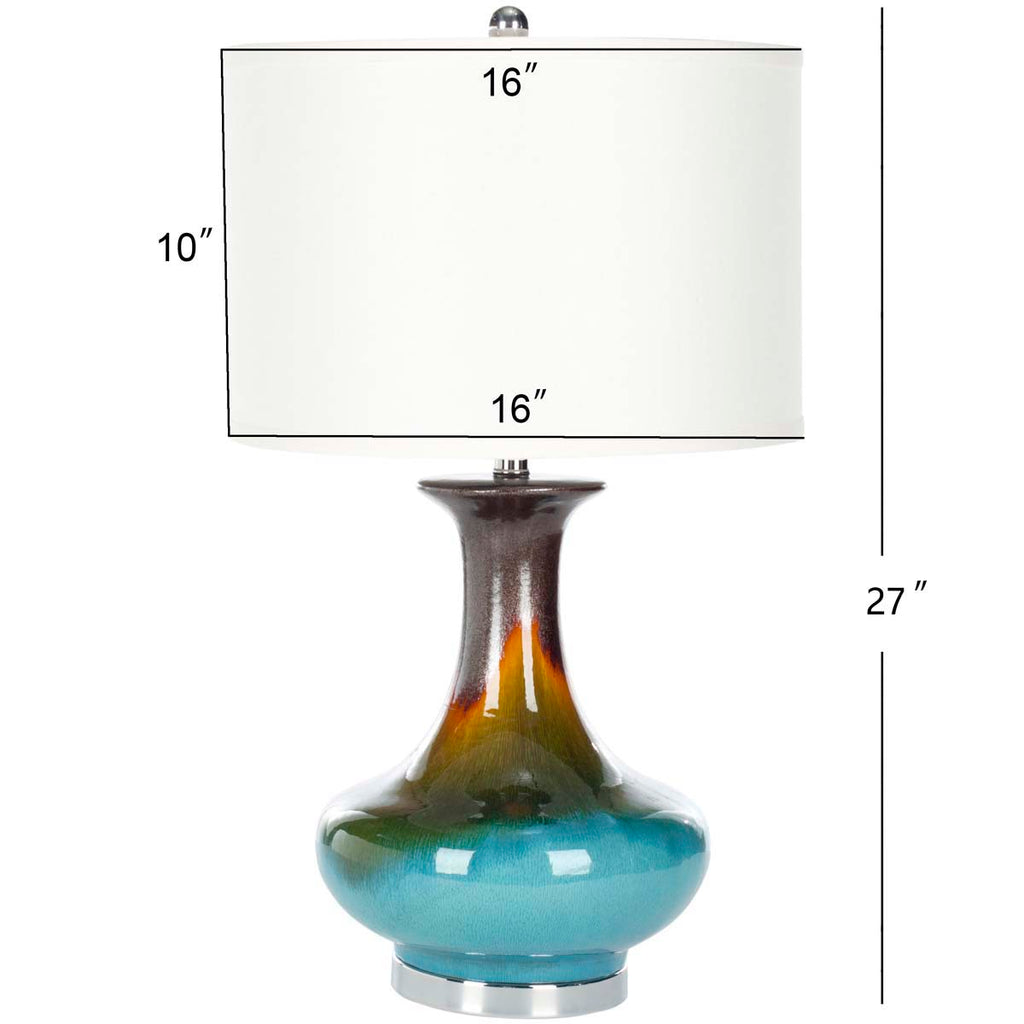 Safavieh Georgia 29 Inch H Table Lamp-Reactive Blue