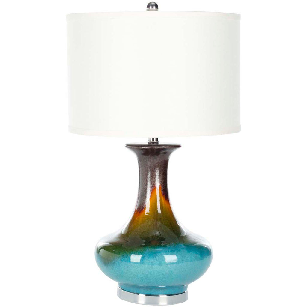 Safavieh Georgia 29 Inch H Table Lamp-Reactive Blue