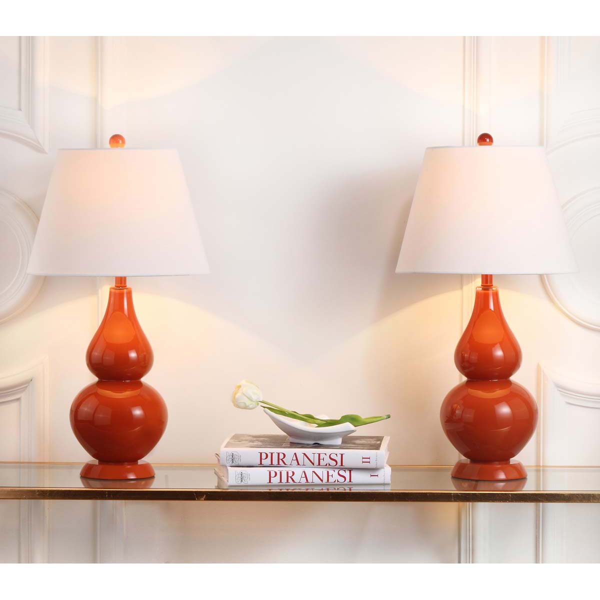 Orange shop gourd lamp