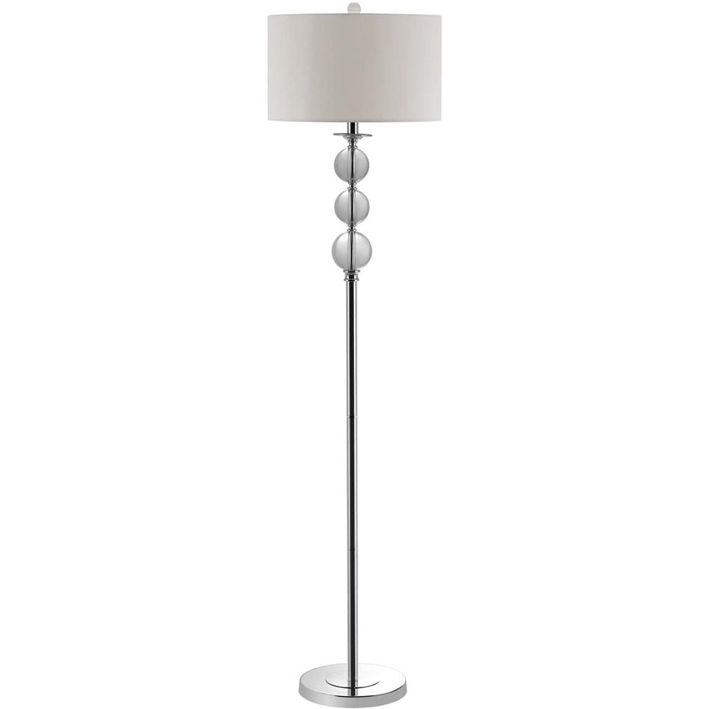 Safavieh Pippa 61 Inch H Glass Globe Floor Lamp-Clear