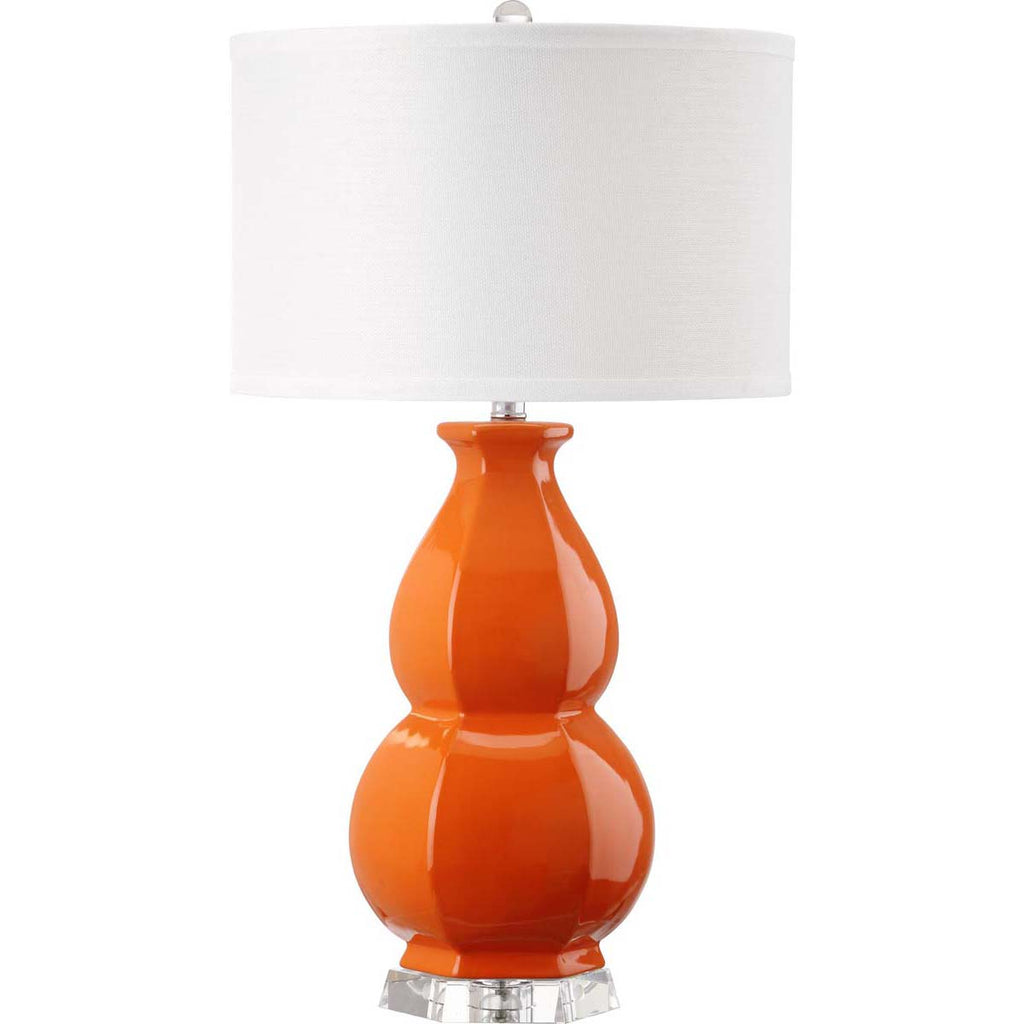 Safavieh Juniper 30 Inch H Orange Table Lamp- Orange