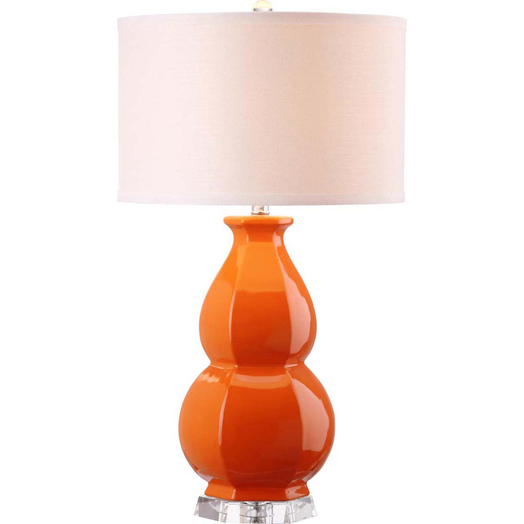 Safavieh Juniper 30 Inch H Orange Table Lamp- Orange