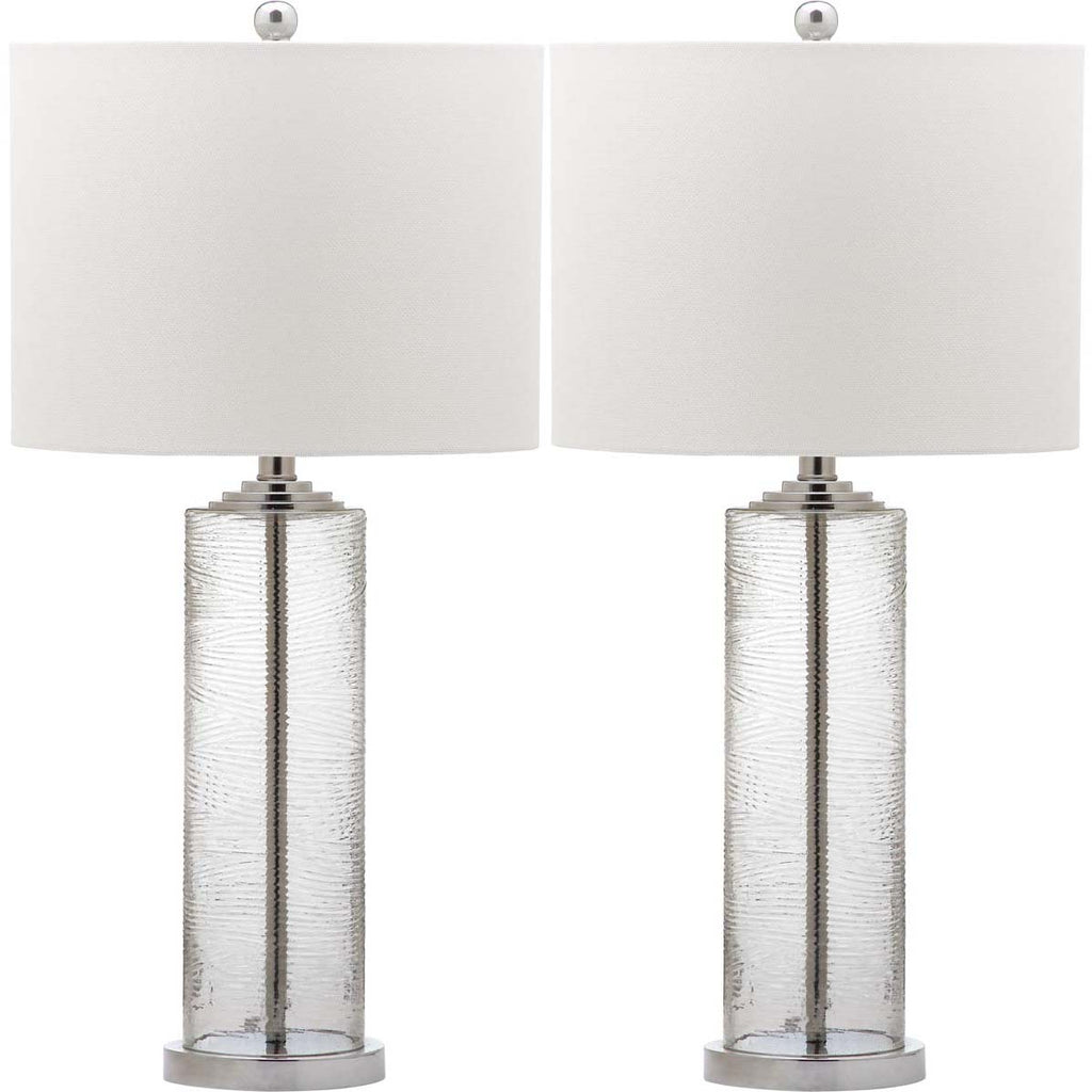 Safavieh Grant 29 Inch H Table Lamp-Clear (Set of 2)