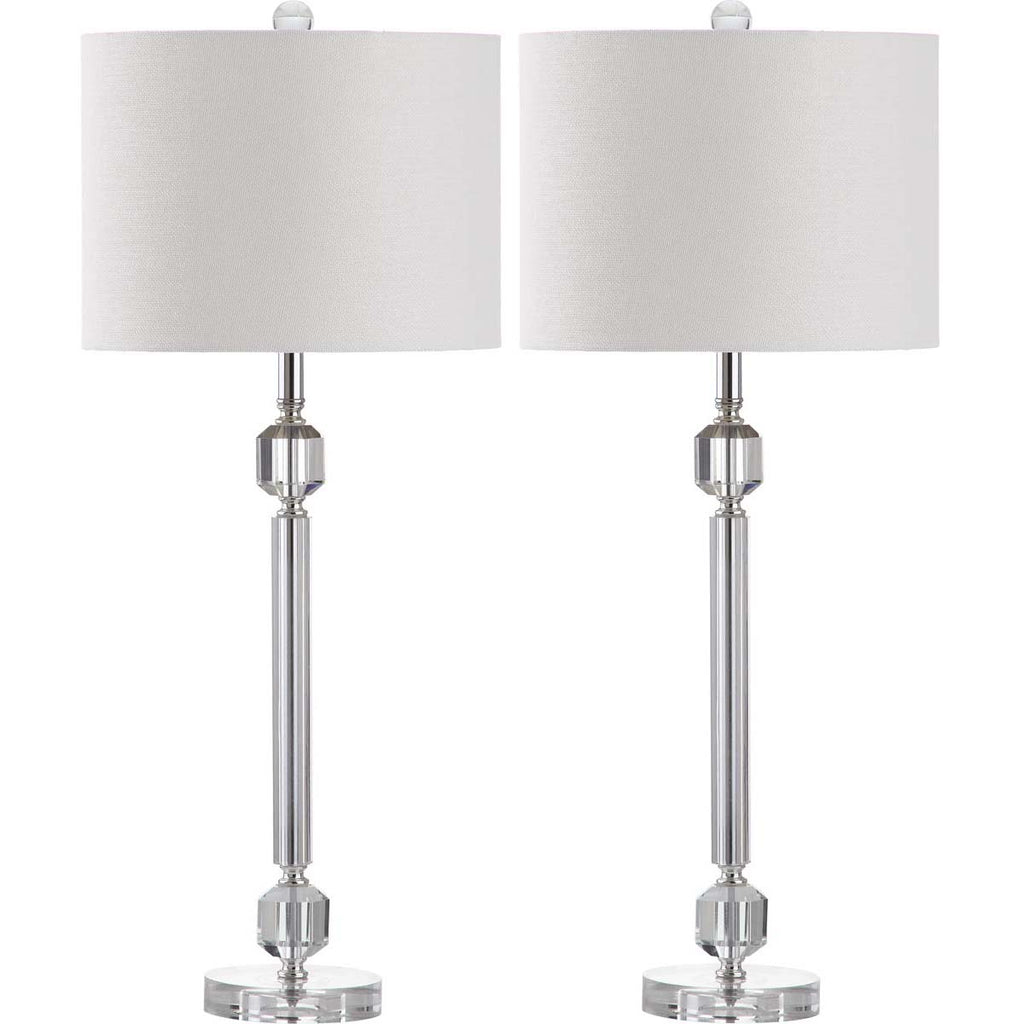 Safavieh Cosna 28.5 Inch H Table Lamp-Clear (Set of 2)