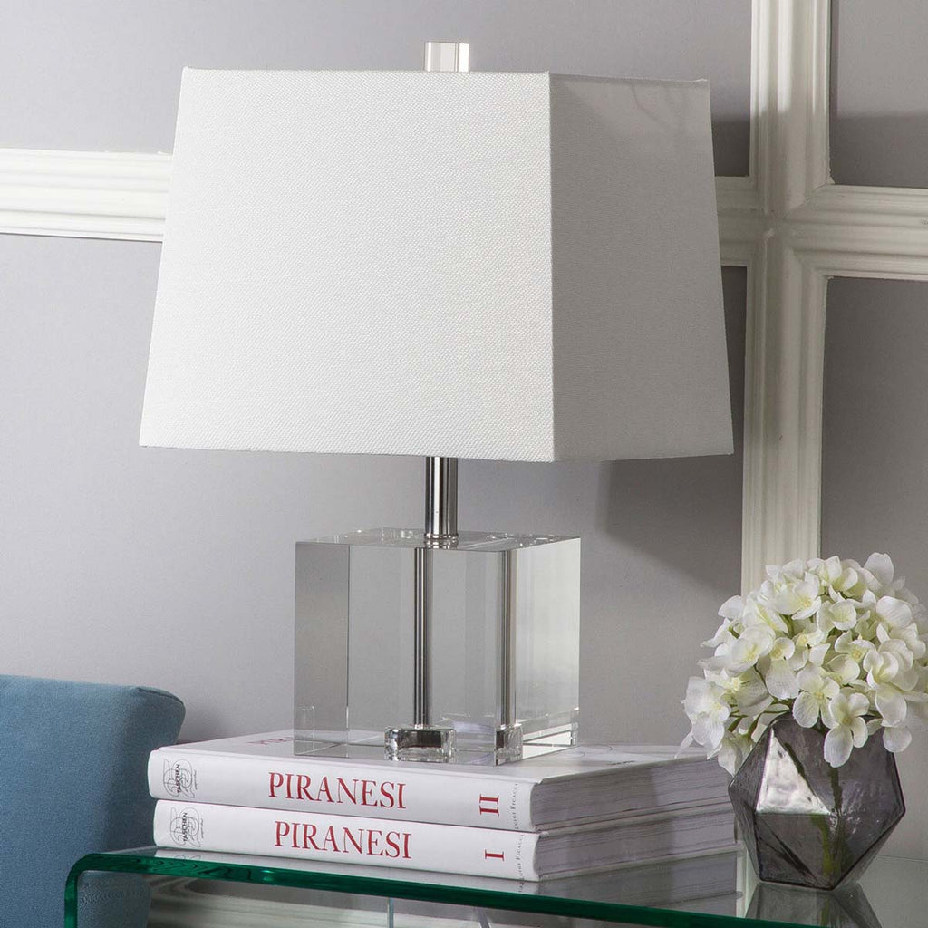 Safavieh Mckinley 19 Inch H Table Lamp - Clear