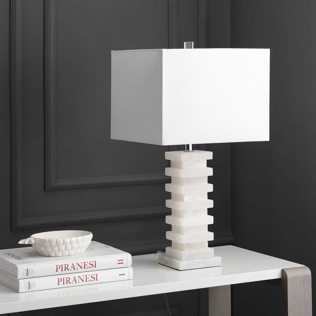 Safavieh Cinder 24.5 Inch H Table Lamp - White