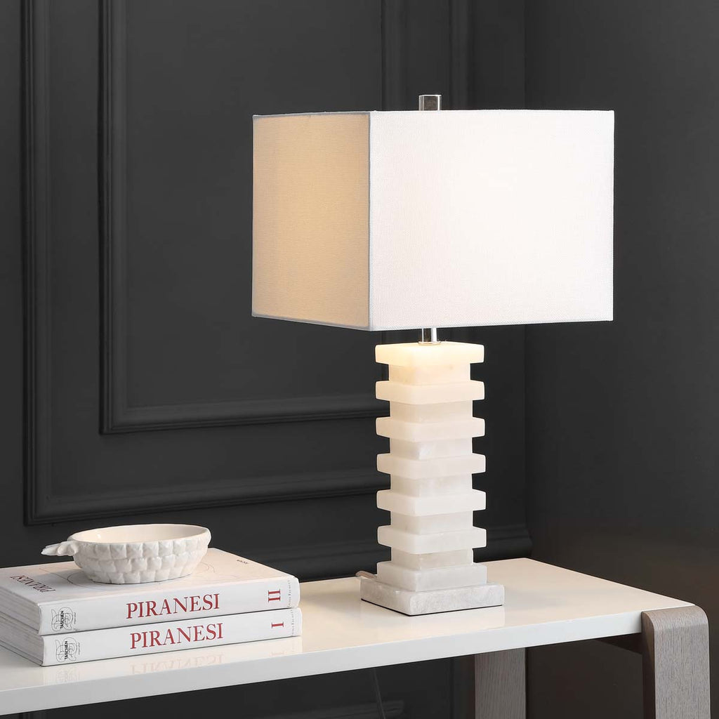 Safavieh Cinder 24.5 Inch H Table Lamp - White