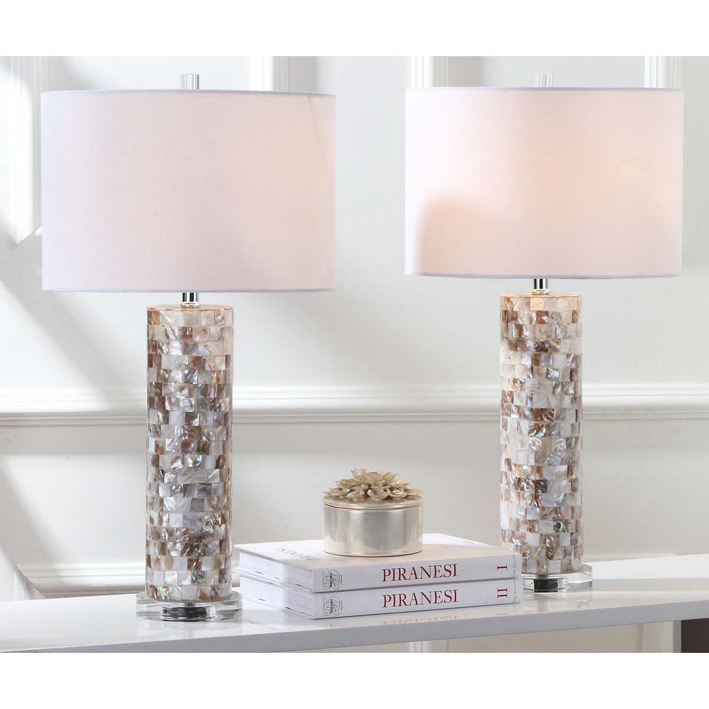 Safavieh Boise 27.5 Inch H Table Lamp-Cream (Set of 2)