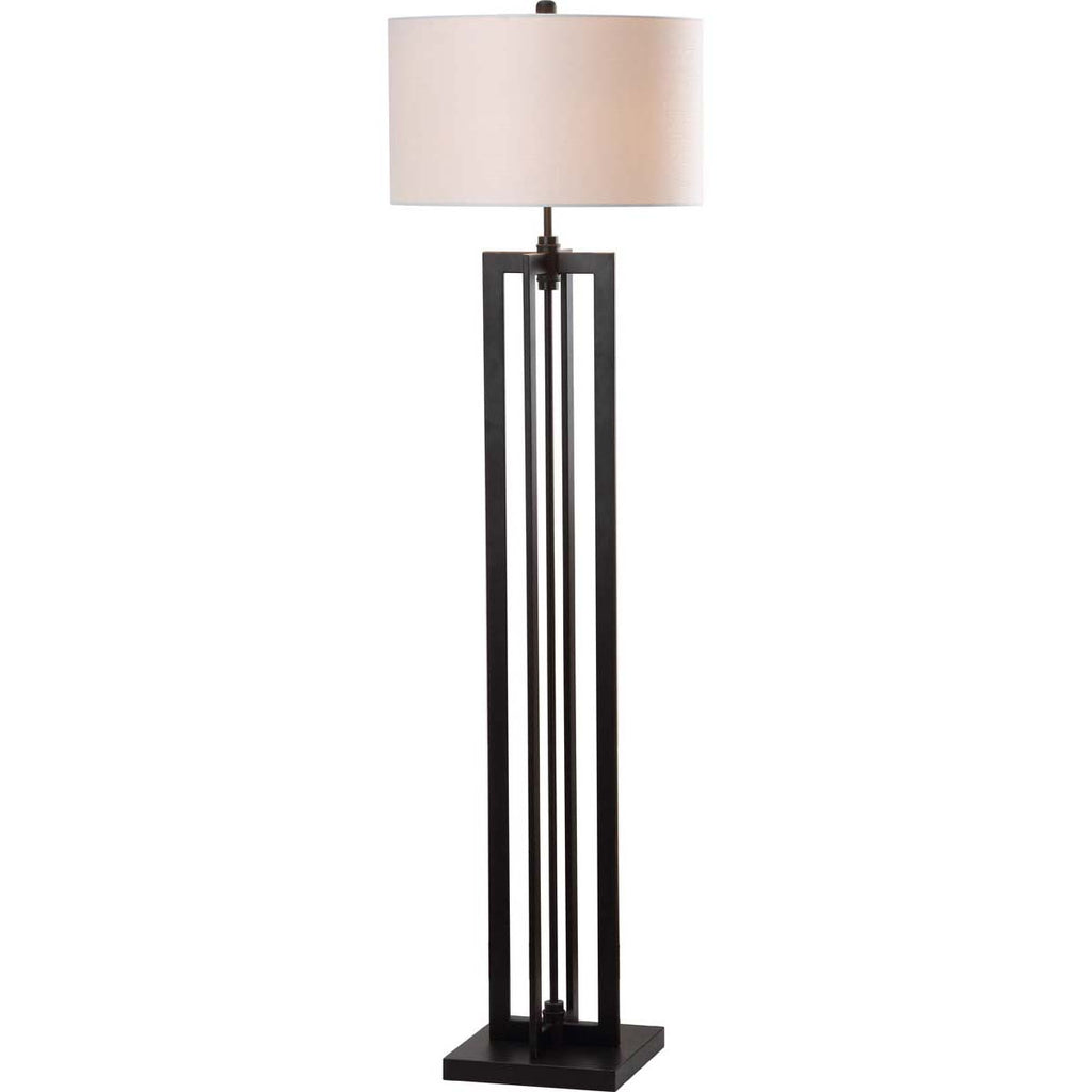 Safavieh Tanya 59 Inch H Tower Floor Lamp - Brown