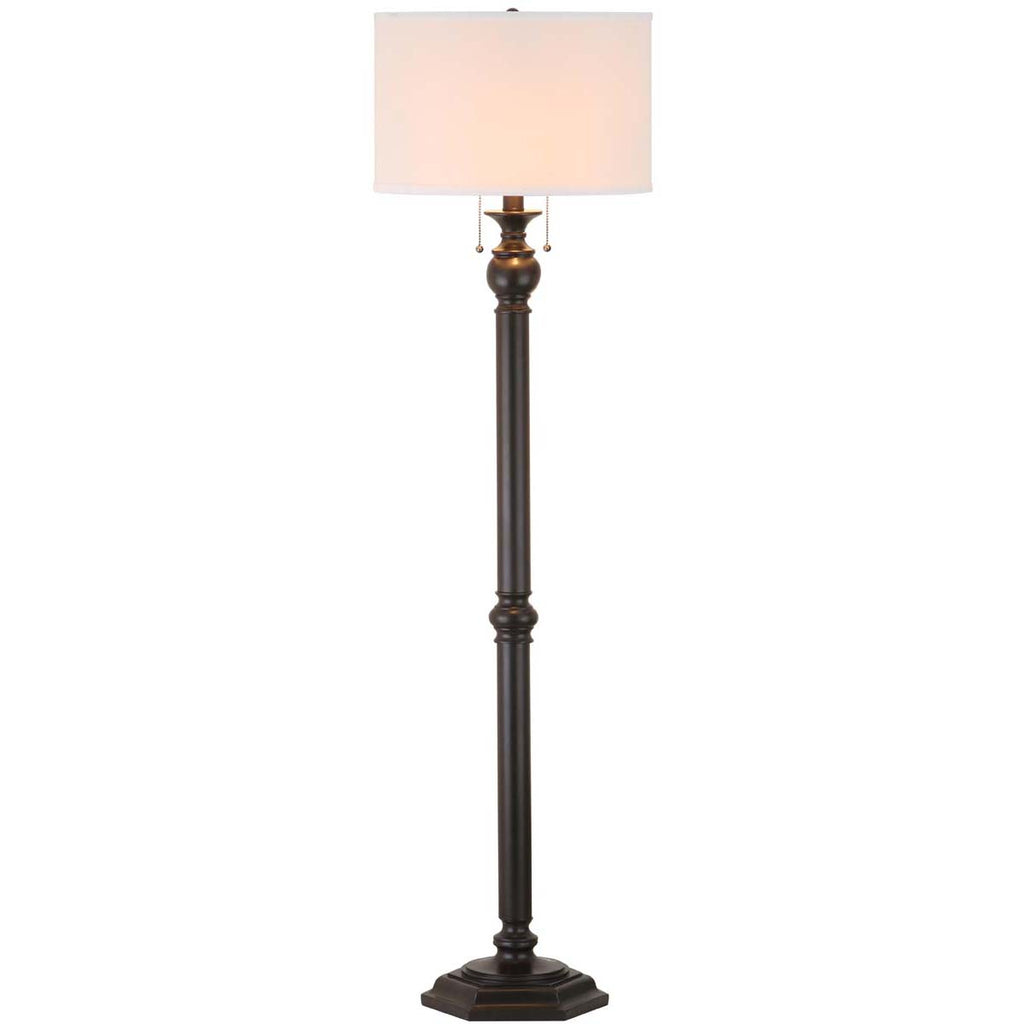 Safavieh Jessie 58.75 Inch H Floor Lamp-Oil Rubbed Bronze (Black)