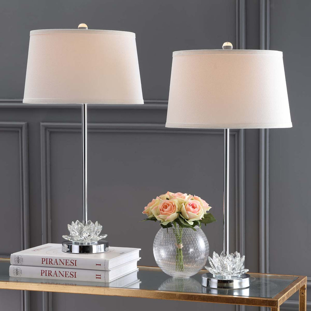 Safavieh Beverly 23-Inch H Table Lamp-Clear (Set of 2)