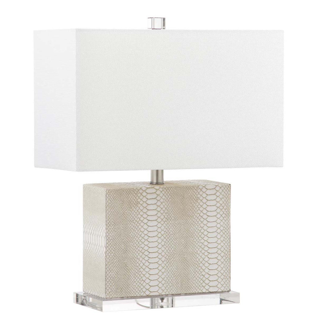 Safavieh Delia 20.5 Inch H Table Lamp-Cream