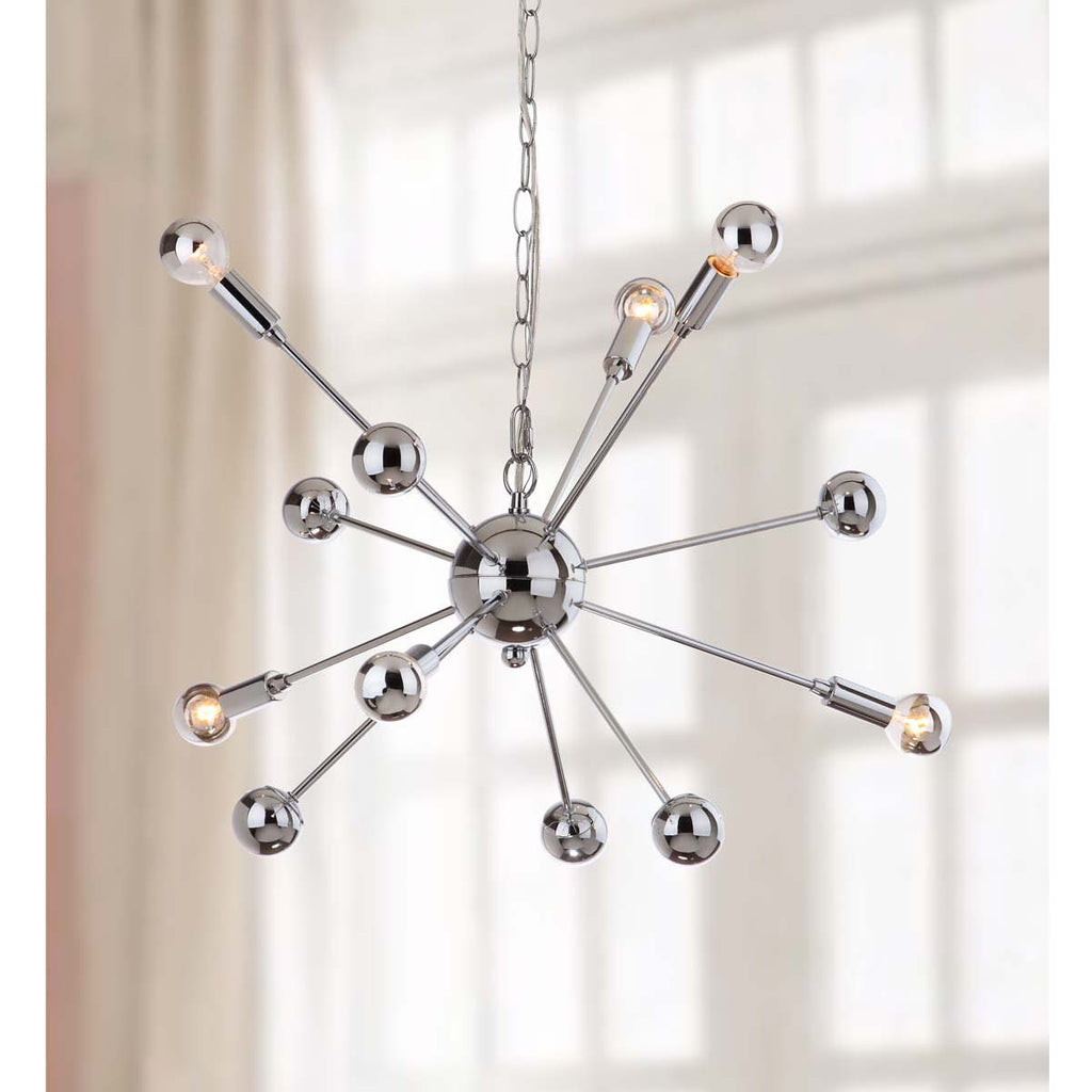 Safavieh Matrix Sputnik 6 Light Chrome 24.75 Inch Dia Pendant-Chrome