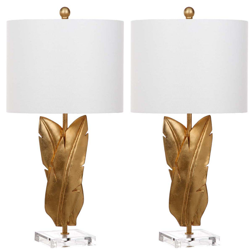 Safavieh Aerin 25.5 Inch H Wings Table Lamp-Gold (Set of 2)