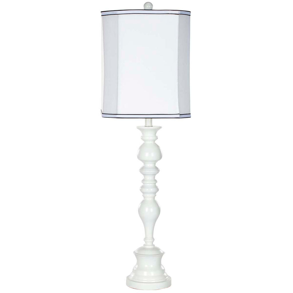 Safavieh Polly 36 Inch H Candlestick Lamp - White