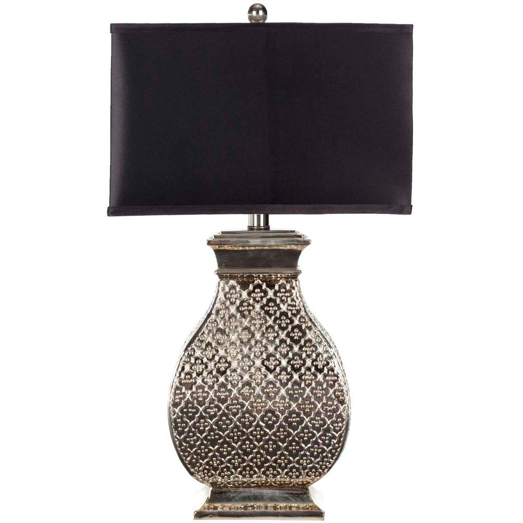 Safavieh Malaga 29 Inch H Silver Table Lamp  - Silver