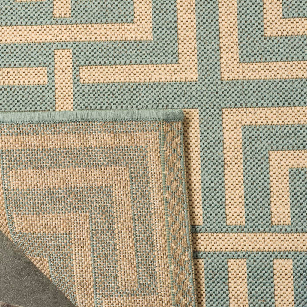 Safavieh Linden Rug Collection: LND128K - Aqua / Cream