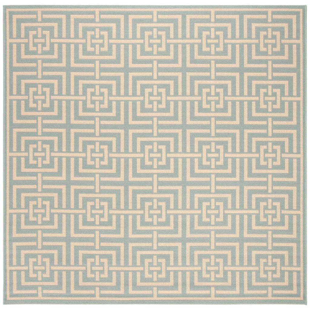 Safavieh Linden Rug Collection: LND128K - Aqua / Cream