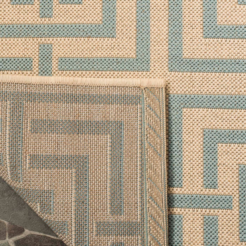 Safavieh Linden Rug Collection: LND128L - Cream / Aqua