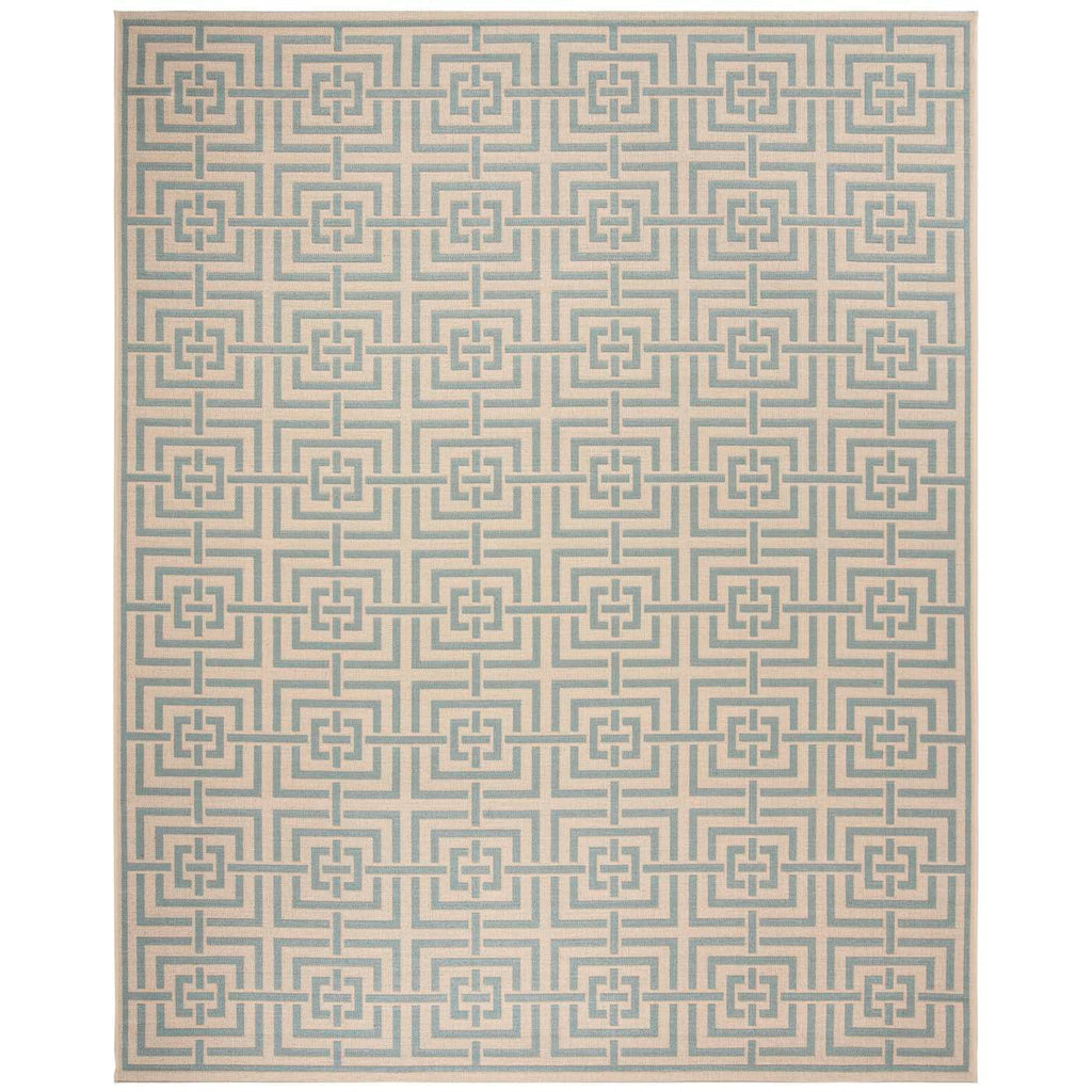 Safavieh Linden Rug Collection: LND128L - Cream / Aqua