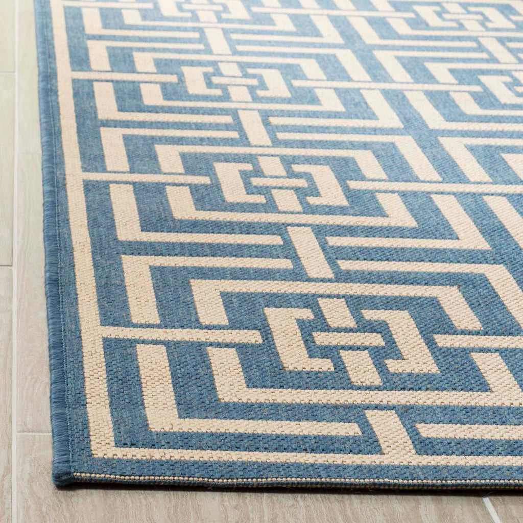 Safavieh Linden Rug Collection: LND128M - Blue / Creme