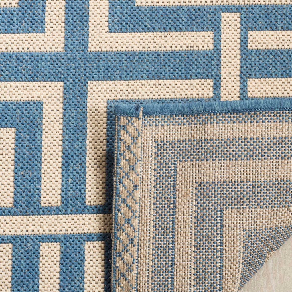 Safavieh Linden Rug Collection: LND128M - Blue / Creme