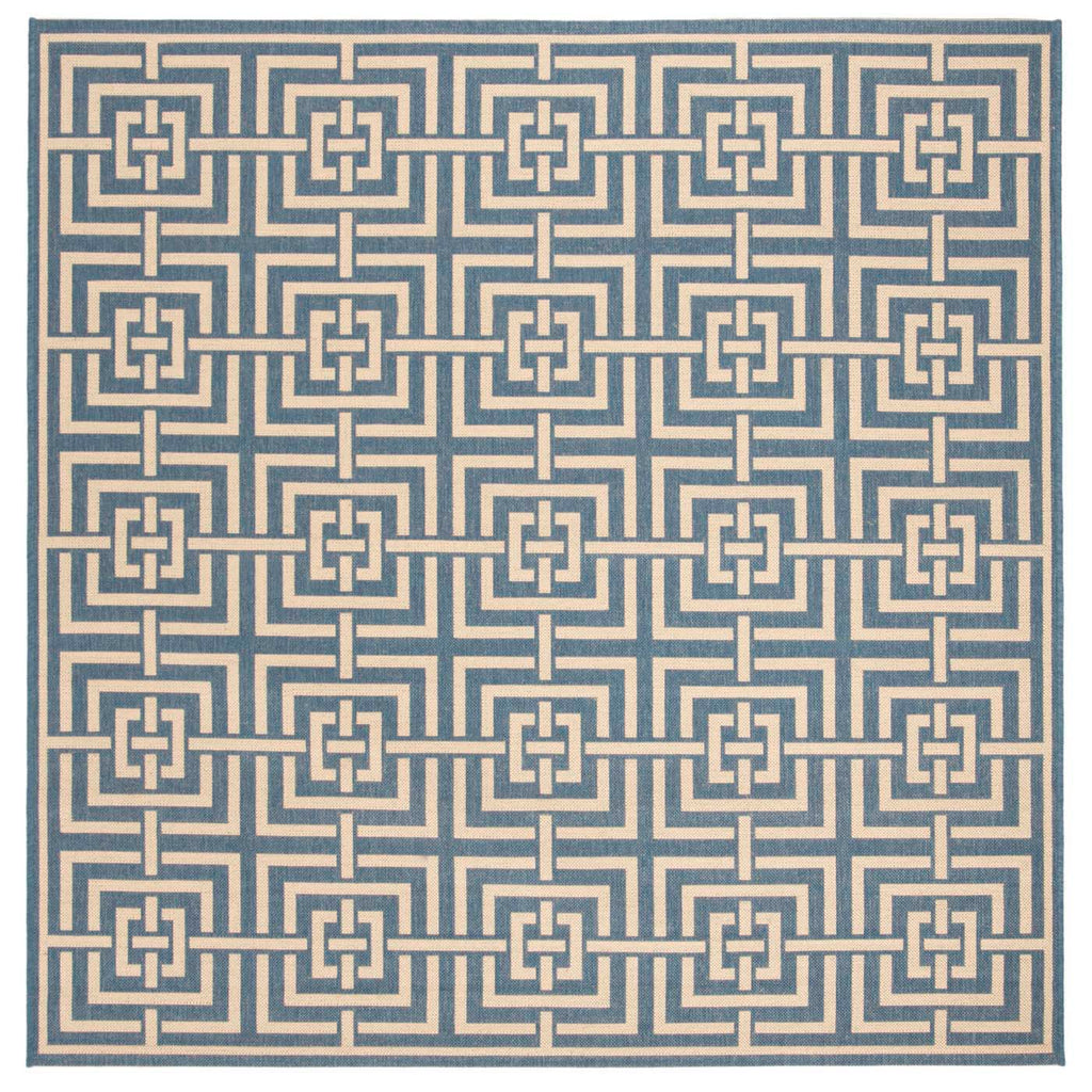 Safavieh Linden Rug Collection: LND128M - Blue / Creme