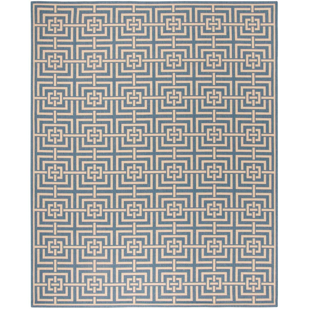 Safavieh Linden Rug Collection: LND128M - Blue / Creme