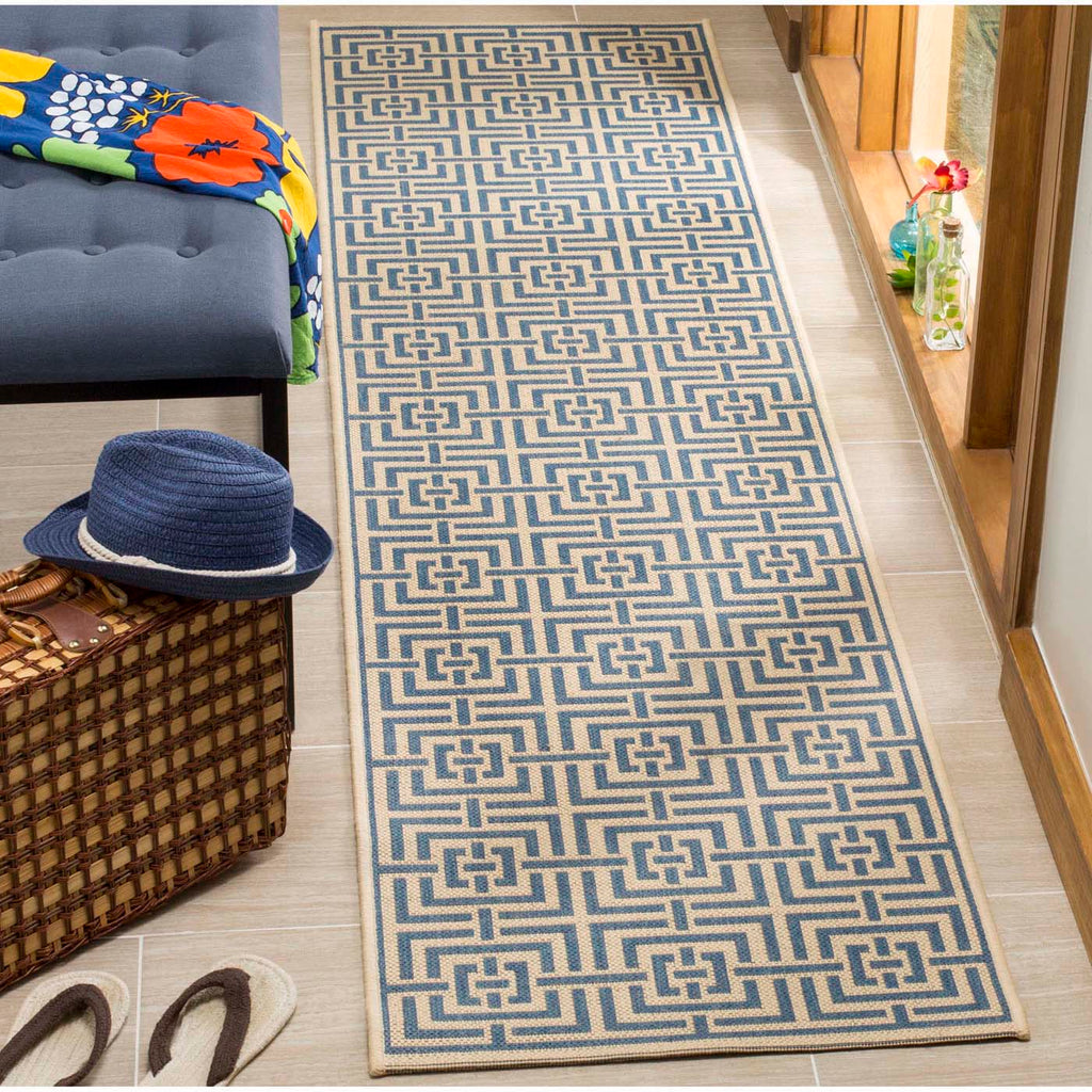 Safavieh Linden Rug Collection: LND128N - Cream / Blue