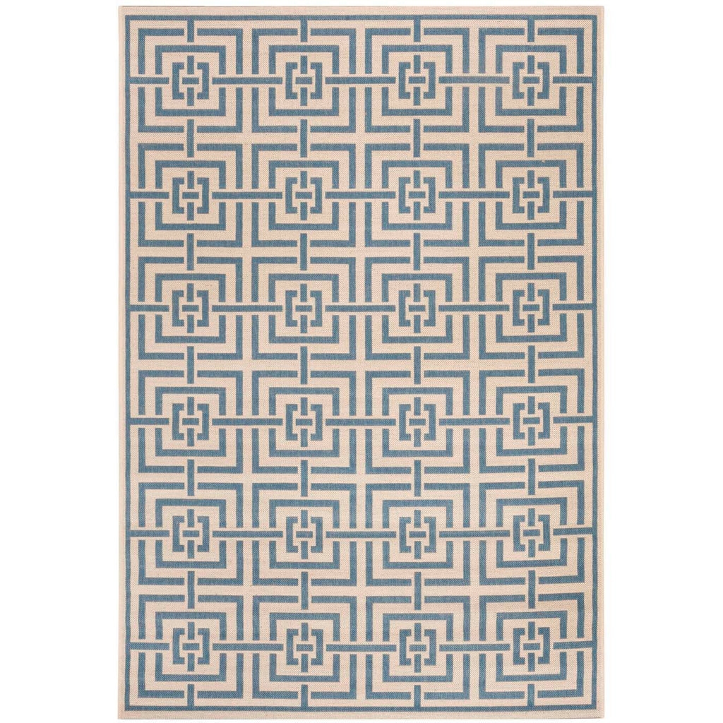 Safavieh Linden Rug Collection: LND128N - Cream / Blue