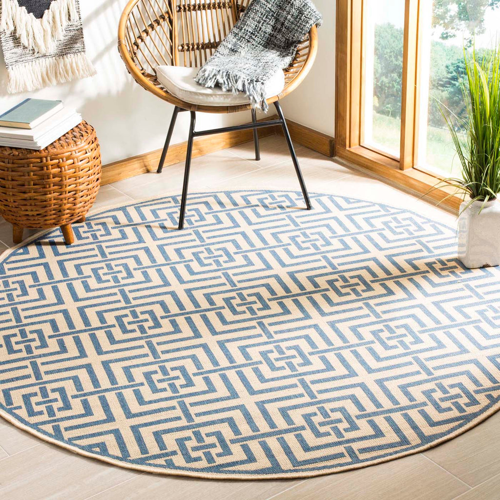 Safavieh Linden Rug Collection: LND128N - Cream / Blue