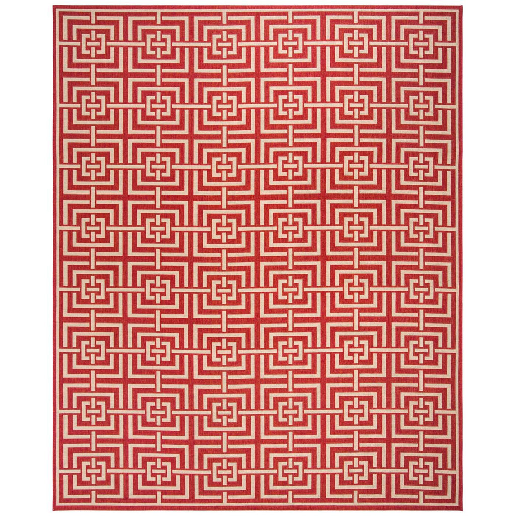 Safavieh Linden Rug Collection: LND128Q - Red / Creme